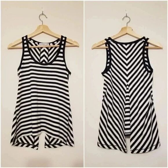 NWOT DEREK LAM IO CROSBY Striped Tank Top XS - Picture 1 of 7
